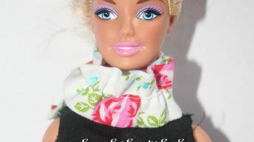 Gyorsan megvarrható barbie sál Gyorsan megvarrható barbie sál