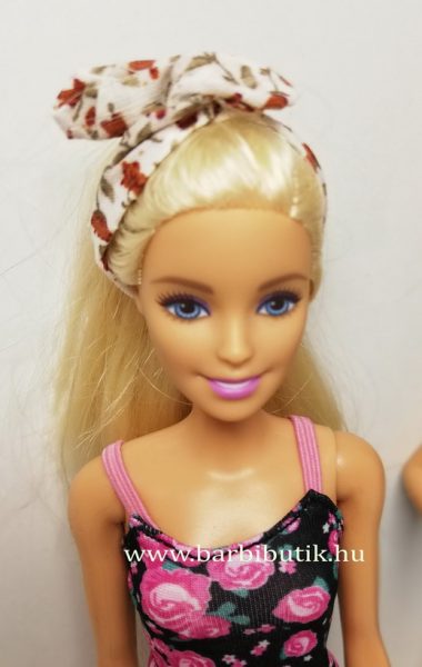 barbie virágos hajpánt