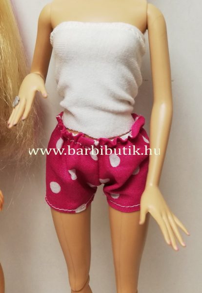 barbie rövidnadrág pöttyös