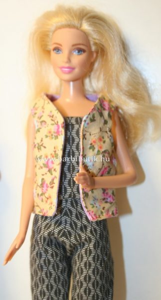 Barbie mellény virágos